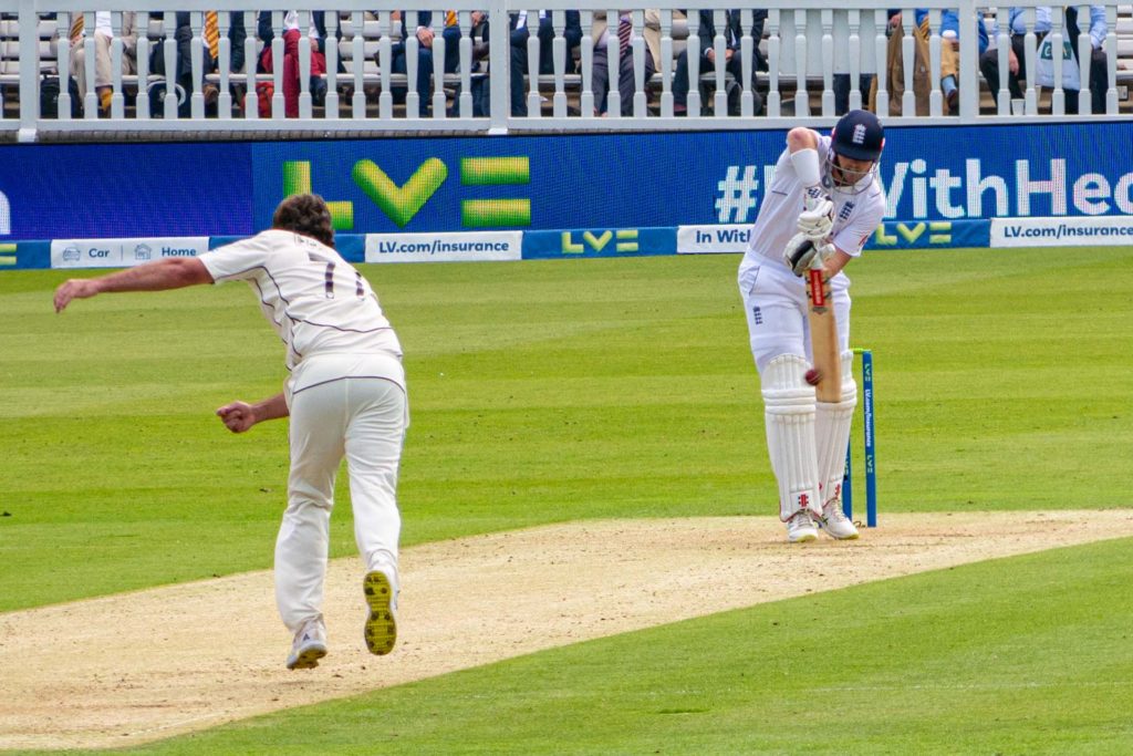 DeGrandhomme to Crawley Lord&#039;s First Test New Zealand 2 June 2022 Lumix MFT GF7 camera Lumix lens