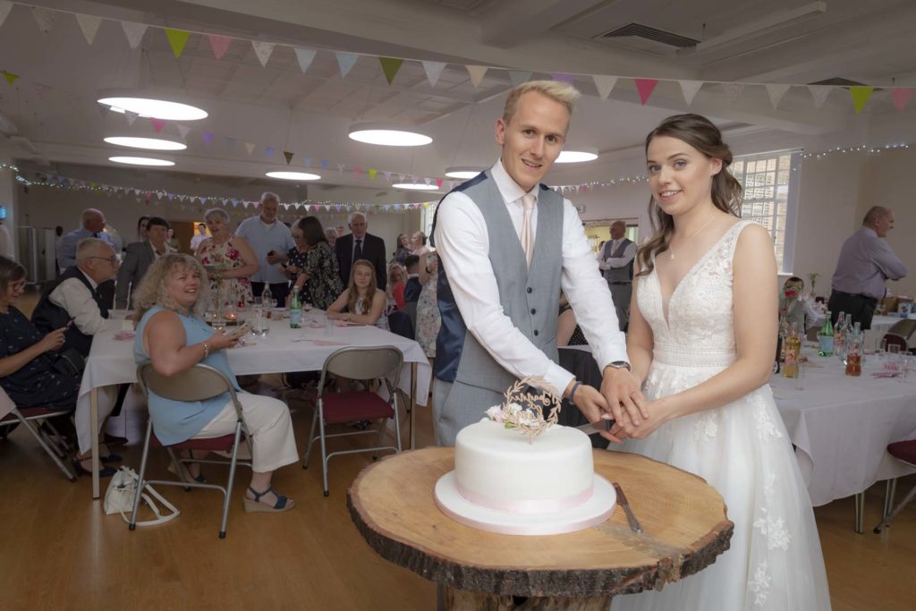 Camberwell Wedding London cake cutting