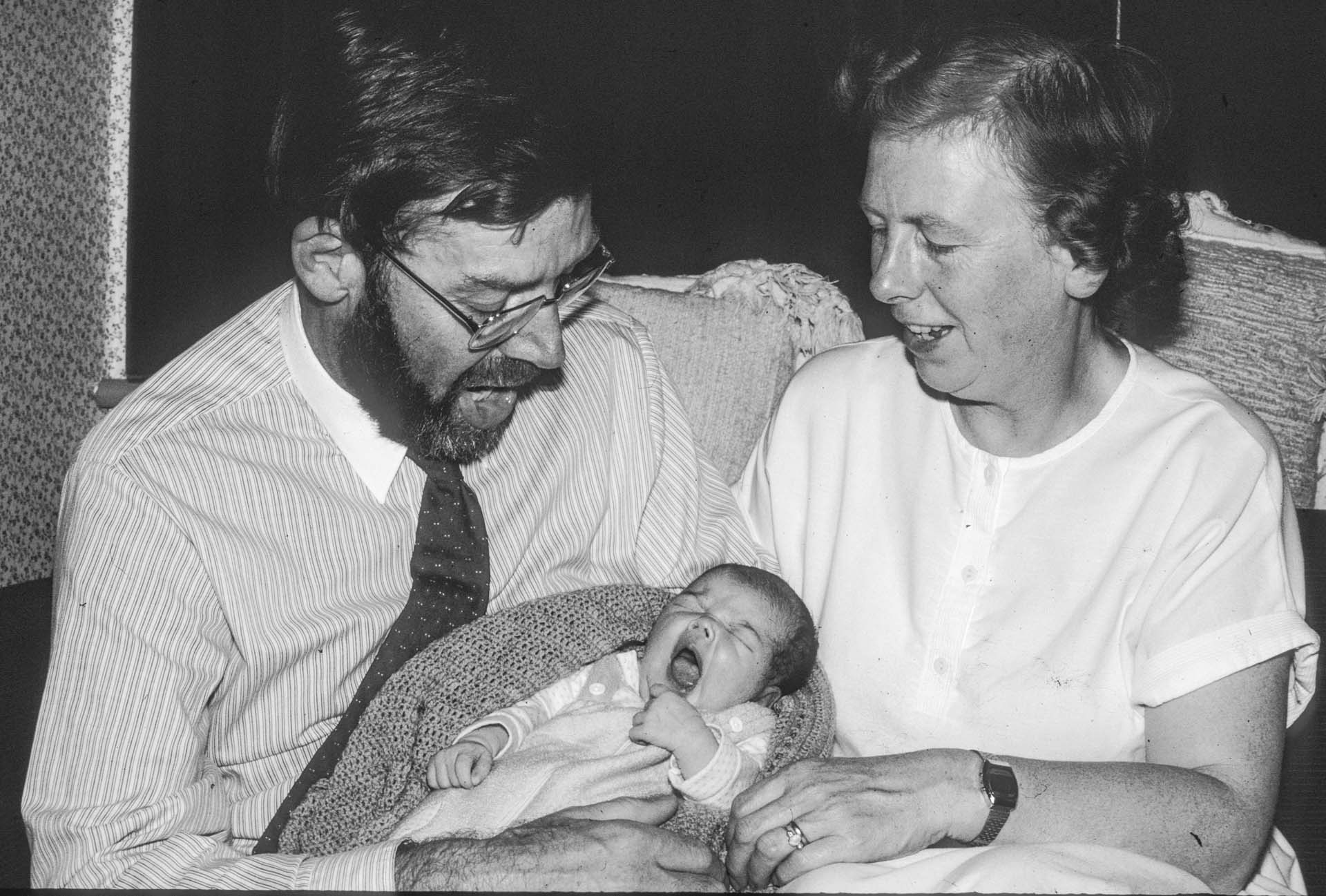 David and Carol King with Rebecca September 1985