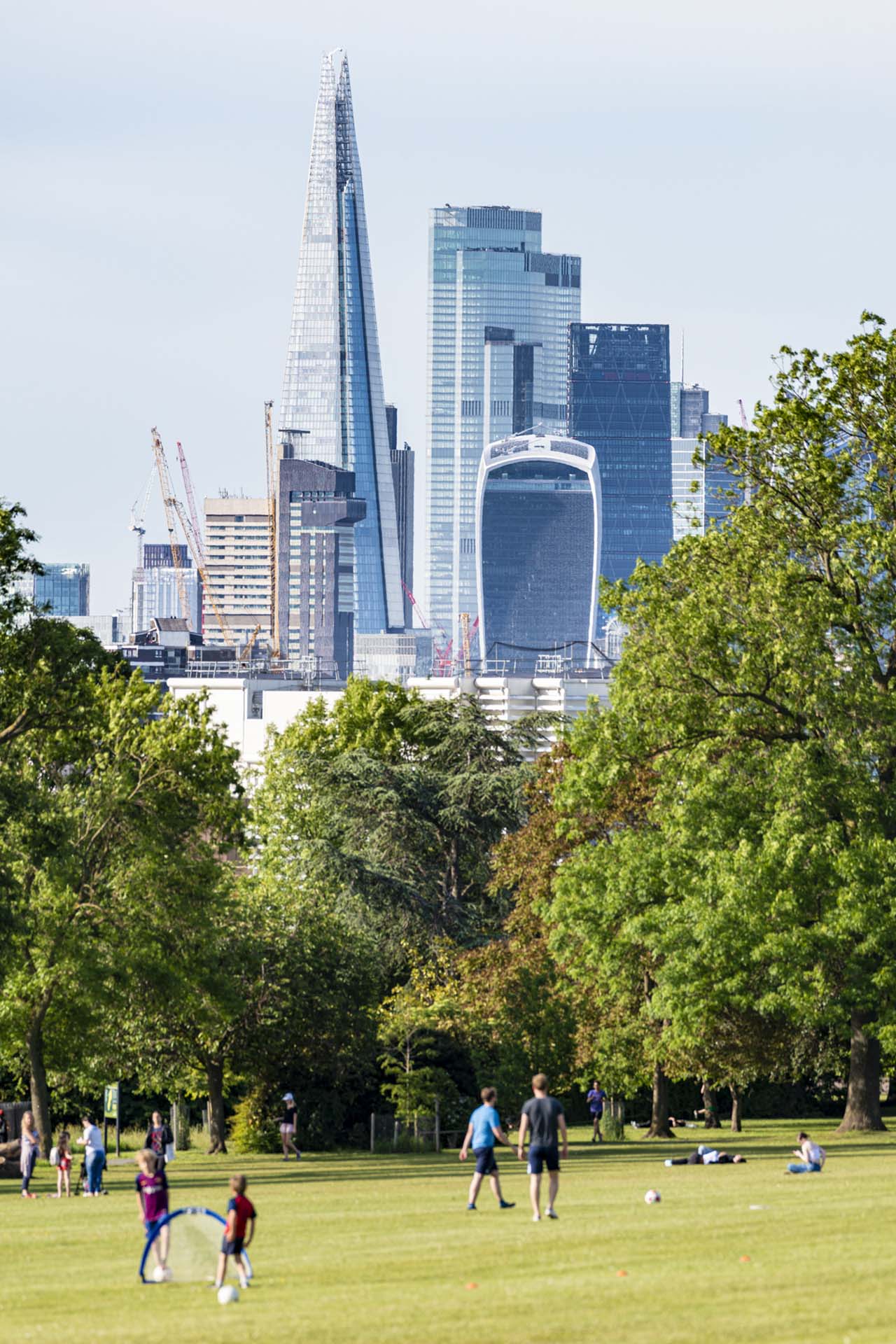 the shard and the city from ruskin park farewell camberwell London wedding photographer