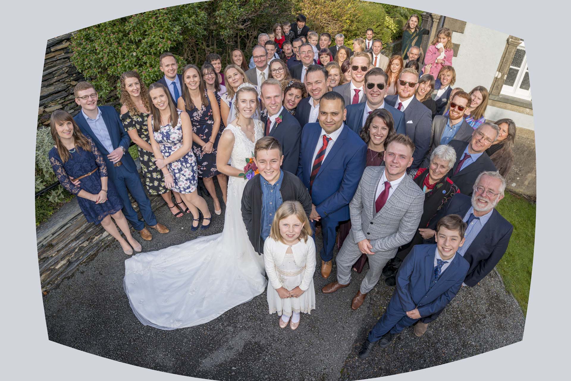 North Wales wedding article on extreme wide angle lenses