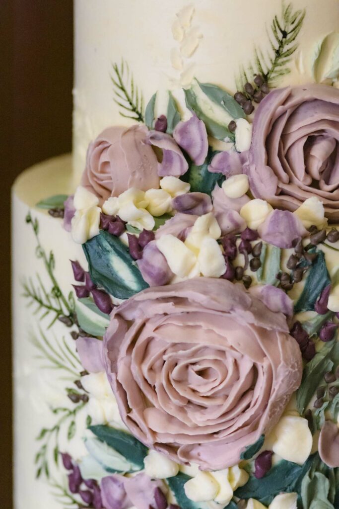 Three little birds bakery cake for Cumbria wedding