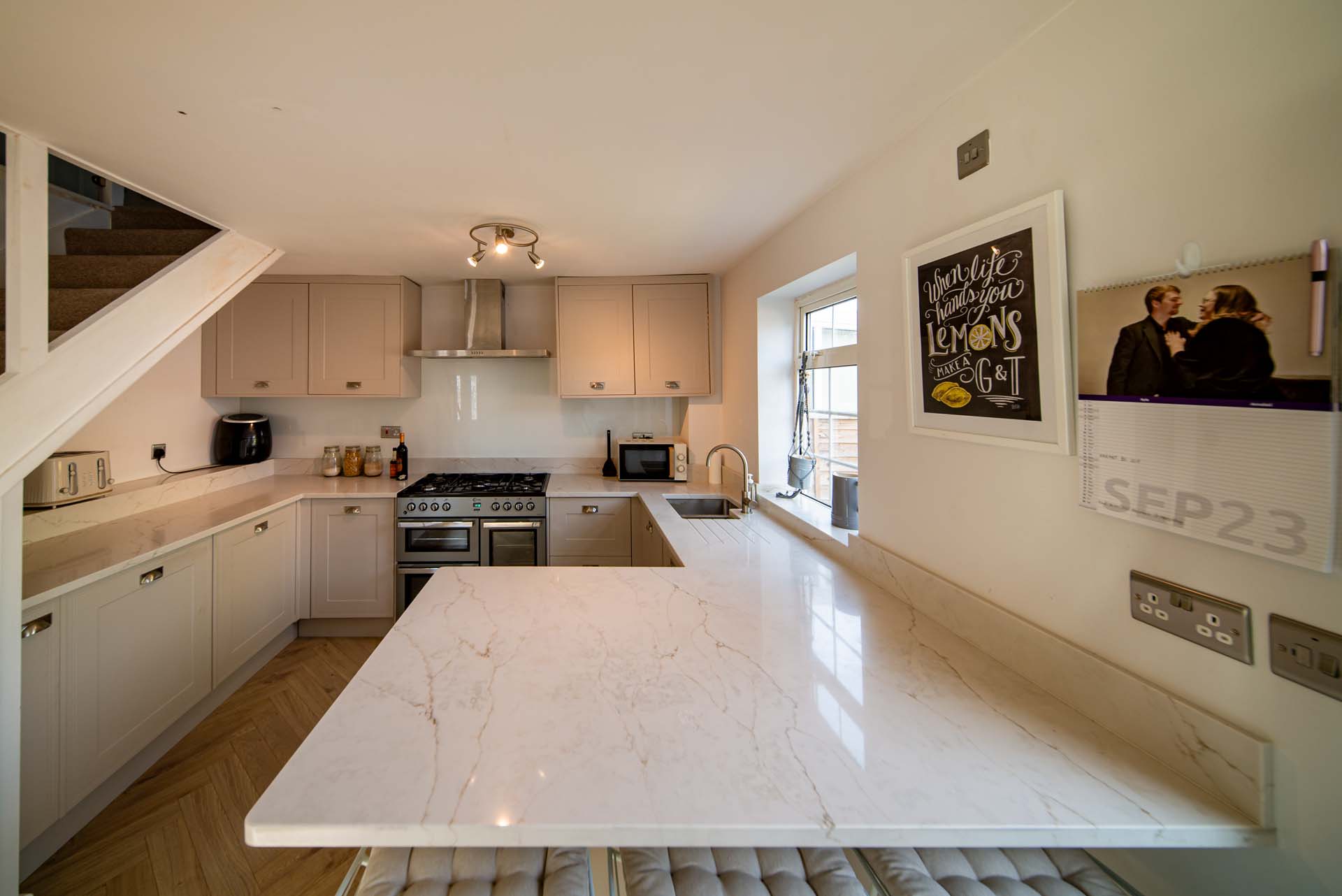 Affordable Granite Snodland Kent kitchen BQS capri quartz worktops Bromley interiors photographer